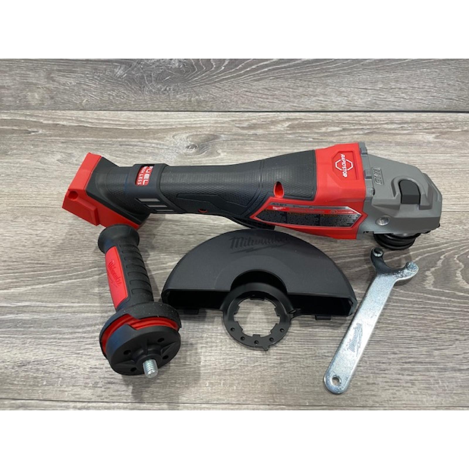 AS-IS Milwaukee FUEL 18-Volt Lithium-Ion Brushless Cordless 4-1/2 in./6 in. Braking Grinder with Paddle Switch (Tool-Only)