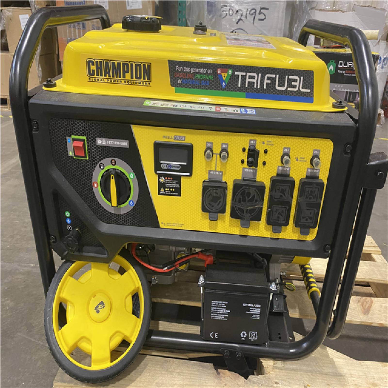 Dallas Location - As-Is Champion 201412 11500W Tri Fuel Generator