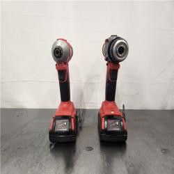 AS-IS- Milwaukee M18 18V Lithium-Ion Brushless Cordless Compact Drill/Impact Combo Kit