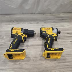 AS-IS Dewalt DCK225D2 20V MAX ATOMIC Compact Cordless Drill Driver and Impact Driver Combo Kit