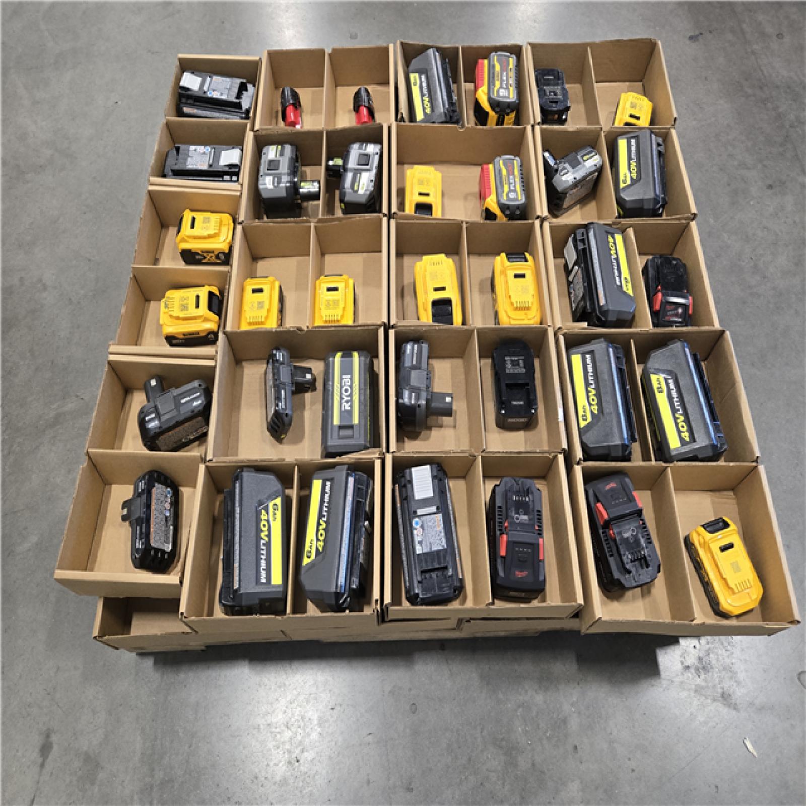 DALLAS LOCATION- AS-IS BATTERY PALLET