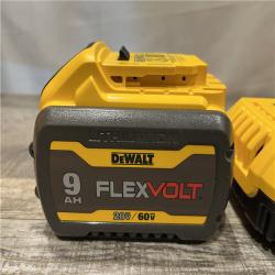 AS-IS DEWALT 20V/60V MAX FLEXVOLT Lithium-Ion 9.0Ah Battery and Charger Starter Kit