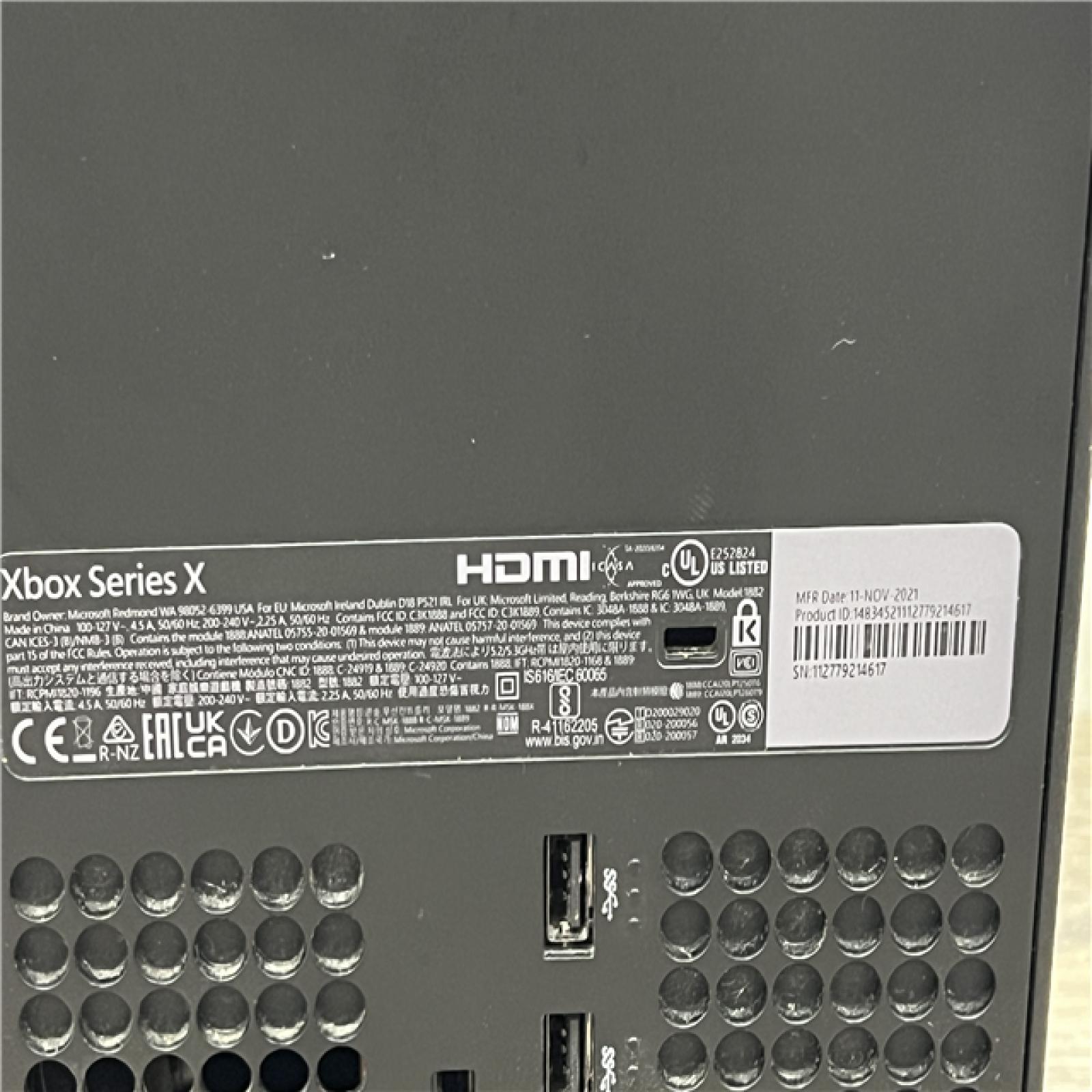 AS-IS Microsoft Xbox Series X 1TB Carbon Black