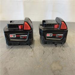 AS-IS - Milwaukee M18 18-Volt Lithium-Ion XC Starter Kit with Two 5.0Ah Batteries and Charger