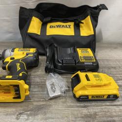 AS-IS DEWALT Atomic 20V Max Lithium-Ion Brushless Cordless Compact 1/4 in. Impact Driver Kit