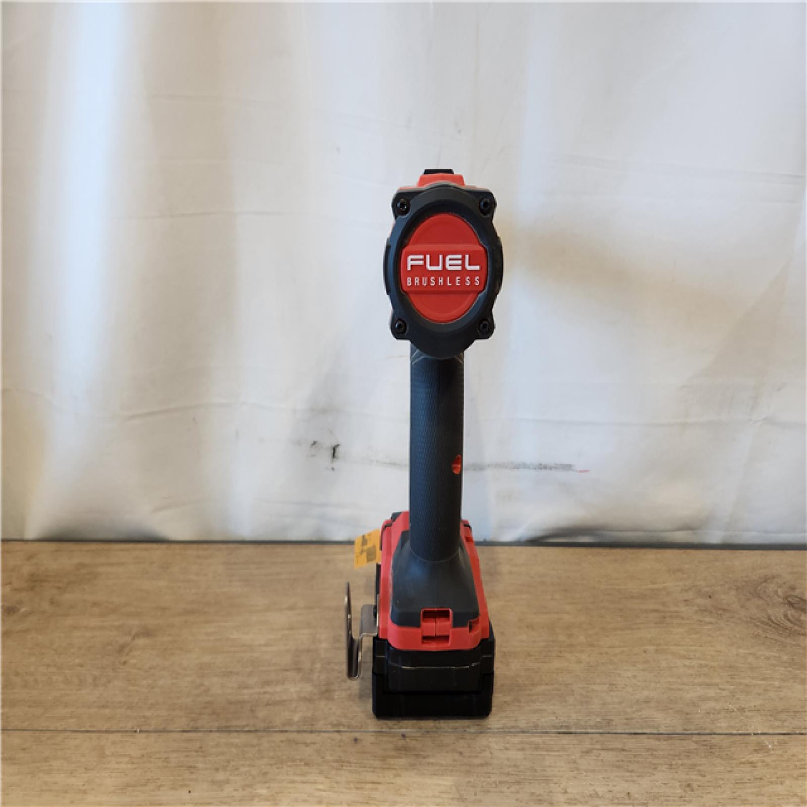 AS-IS- Milwaukee Hammer Drill Driver Kit with Batteries  Charger & Tool Case  Red