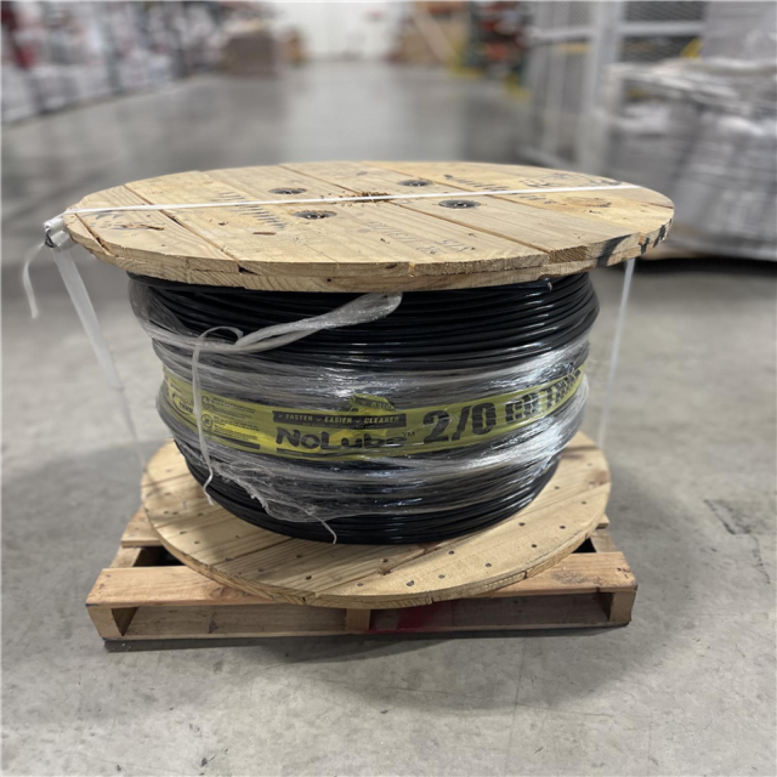 DALLAS LOCATION -AS-IS Southwire 2 500 ft. 2/0 Black Stranded CU SIMpull THHN Wire