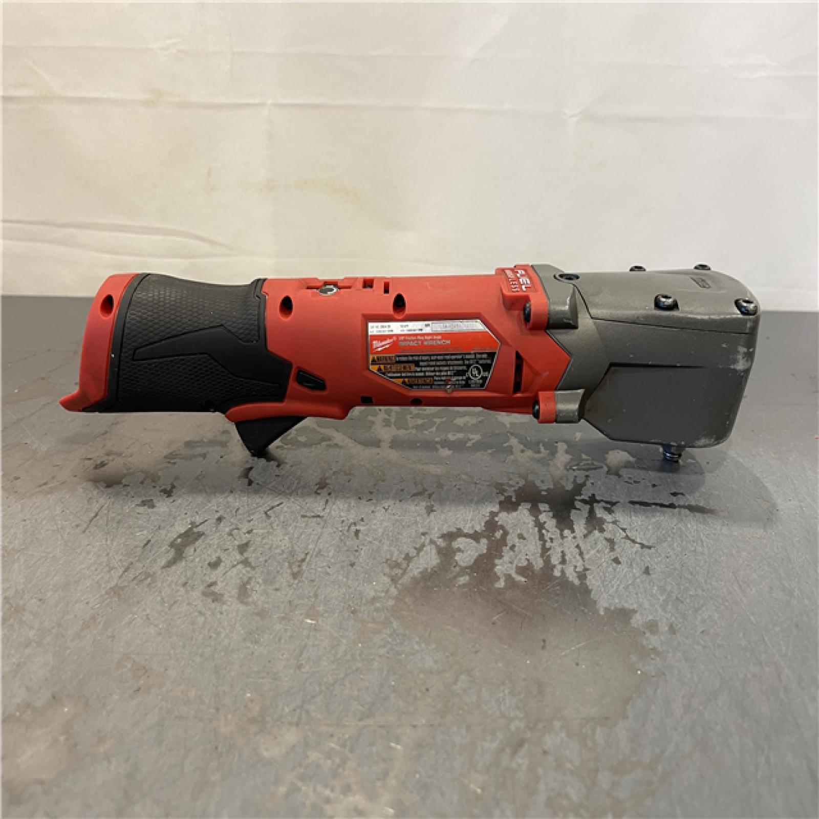 AS-IS - Milwaukee M12 FUEL 12V Lithium-Ion Brushless Cordless 3/8 in. Right Angle Impact Wrench
