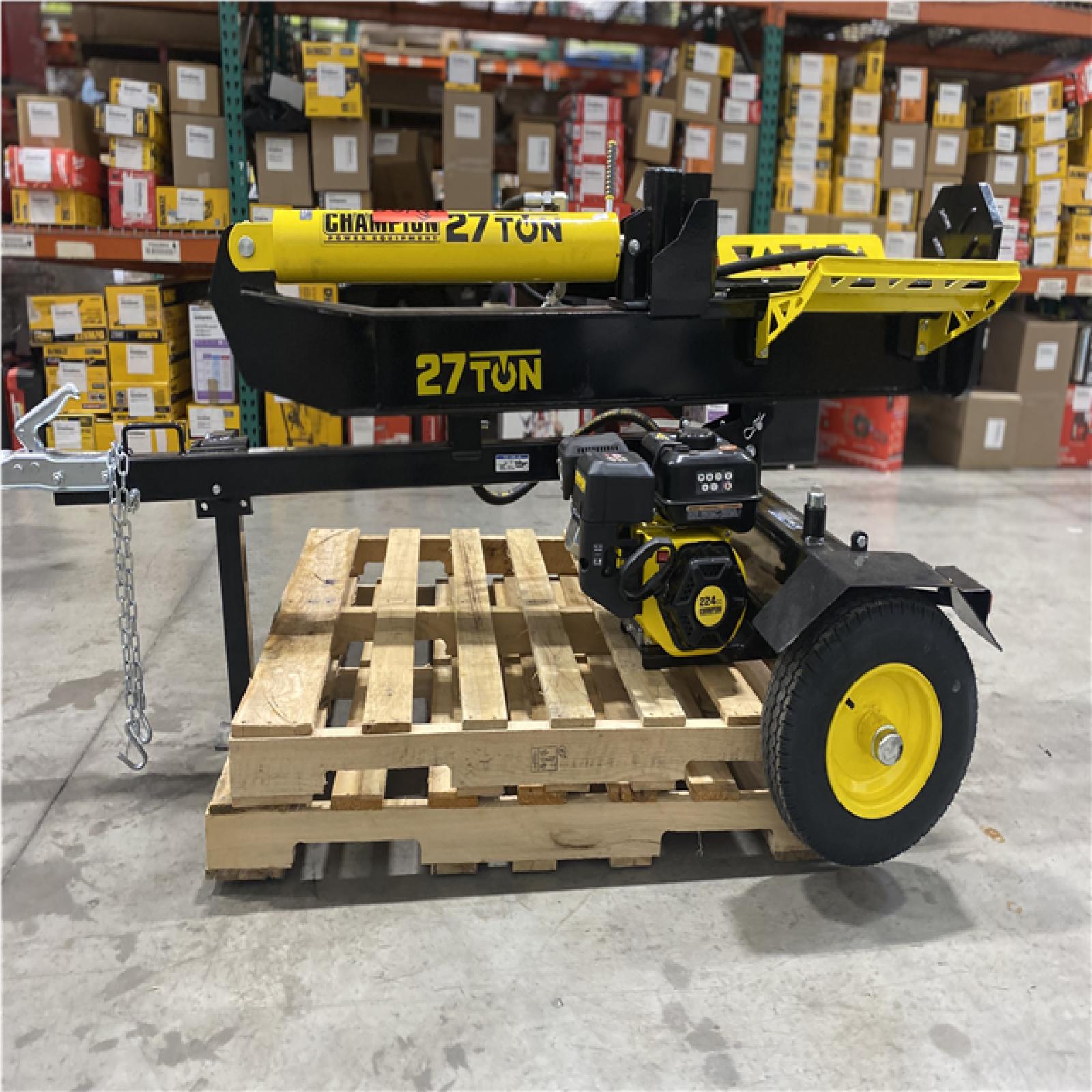 Dallas Location - As-Is Champion Power Equipment 27 Ton Wood Splitter