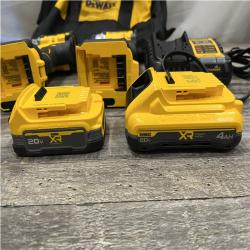 AS-IS DEWALT 20V XR Lithium-Ion Cordless 2-Tool Combo Kit