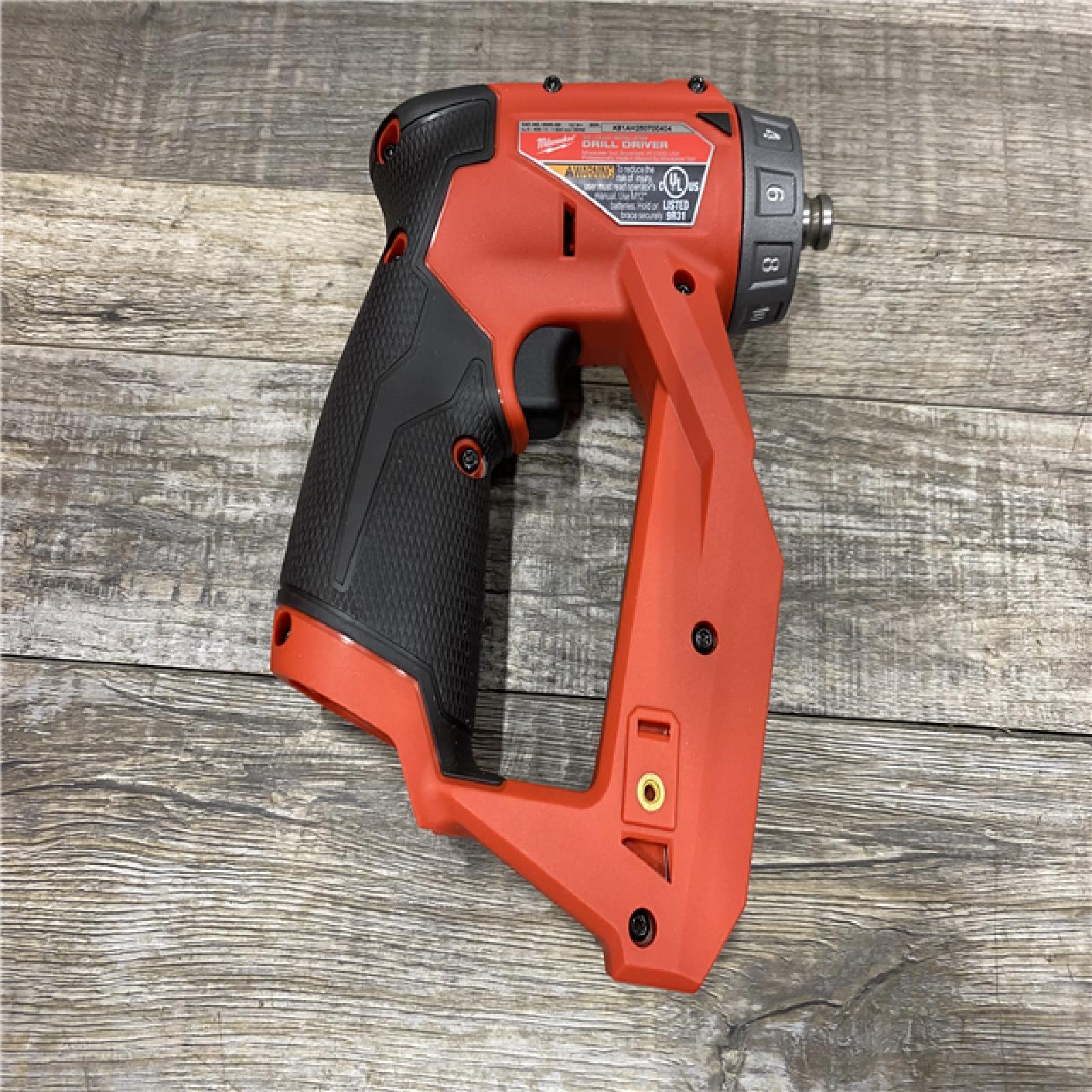 AS-IS Milwaukee  FUEL 12V Lithium-Ion Brushless Cordless 4-in-1 Installation 3/8 in. Drill Driver Kit