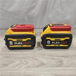 AS-IS DEWALT FLEXVOLT 20-Volt/60-Volt MAX Lithium-Ion 6.0Ah Battery Pack (2-Pack)