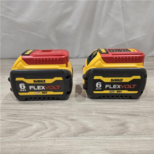 AS-IS DEWALT FLEXVOLT 20-Volt/60-Volt MAX Lithium-Ion 6.0Ah Battery Pack (2-Pack)