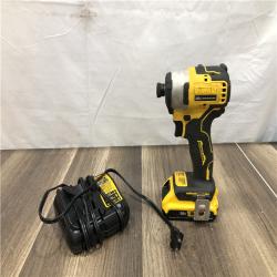 AS-IS DEWALT Atomic 20V Max Lithium-Ion Brushless Cordless Compact 1/4 in. Impact Driver Kit