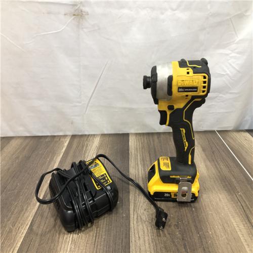AS-IS DEWALT Atomic 20V Max Lithium-Ion Brushless Cordless Compact 1/4 in. Impact Driver Kit