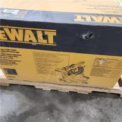 NEW - DEWALT 12in Double Bevel Sliding Compound Miter Saw  DWS780