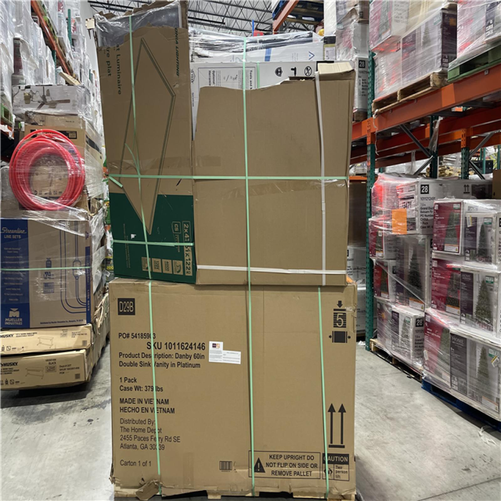 DALLAS LOCATION- AS-IS HOME IMPROVEMENT PALLET