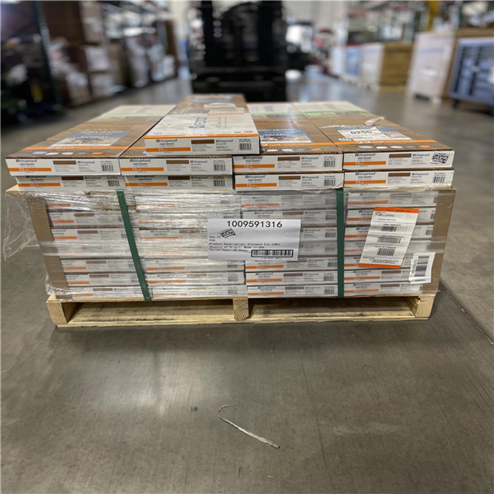 DALLAS LOCATION - Lifeproof Clermont Elm 22 mil x 8.7 in. W x 48 in. L Click Lock Waterproof Luxury Vinyl Plank Flooring PALLET-(37 CASES)