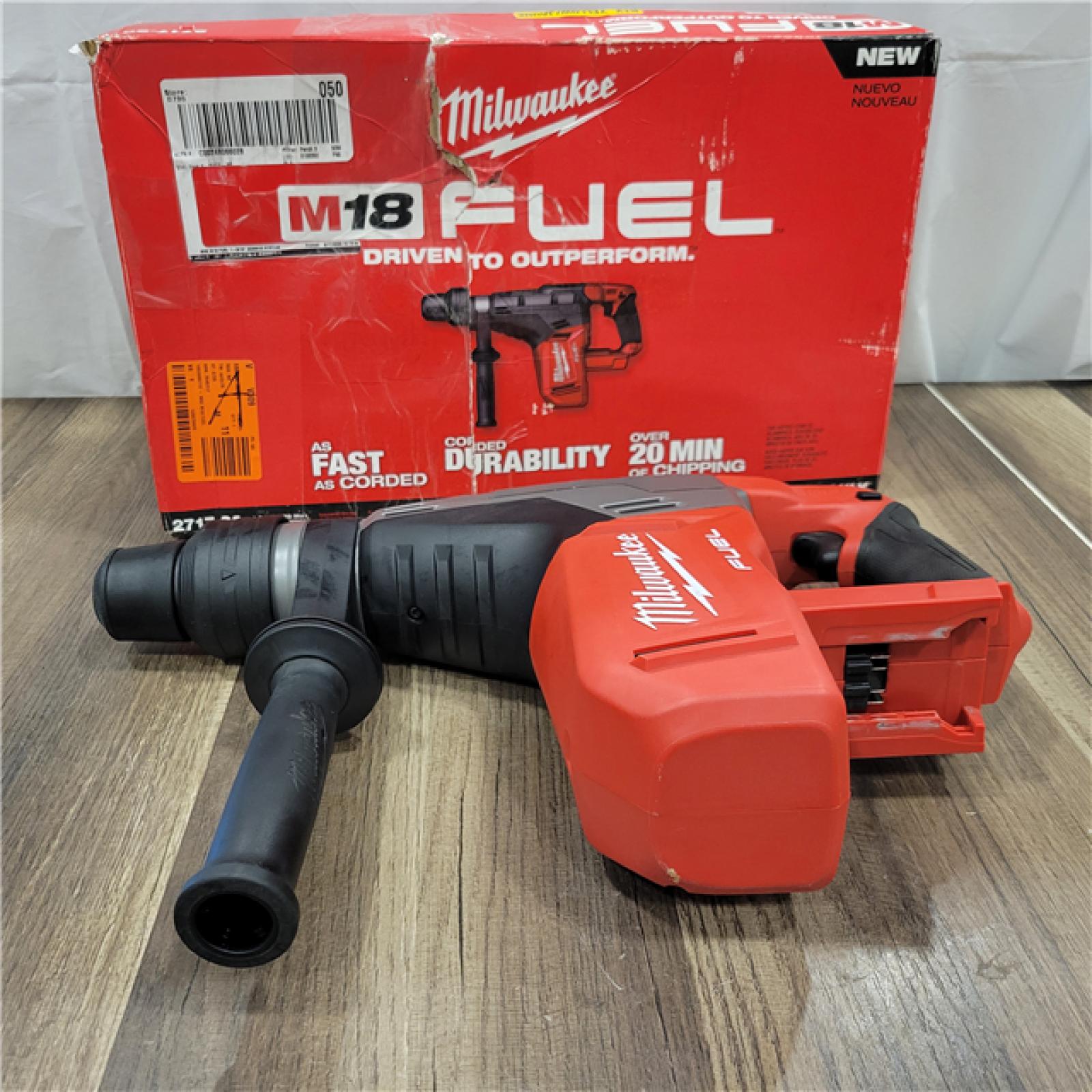 AS-IS  MILWAUKEE  M18 FUEL 18V Lithium-Ion Brushless Cordless 1-9/16 in. SDS-Max Rotary Hammer (Tool-Only)
