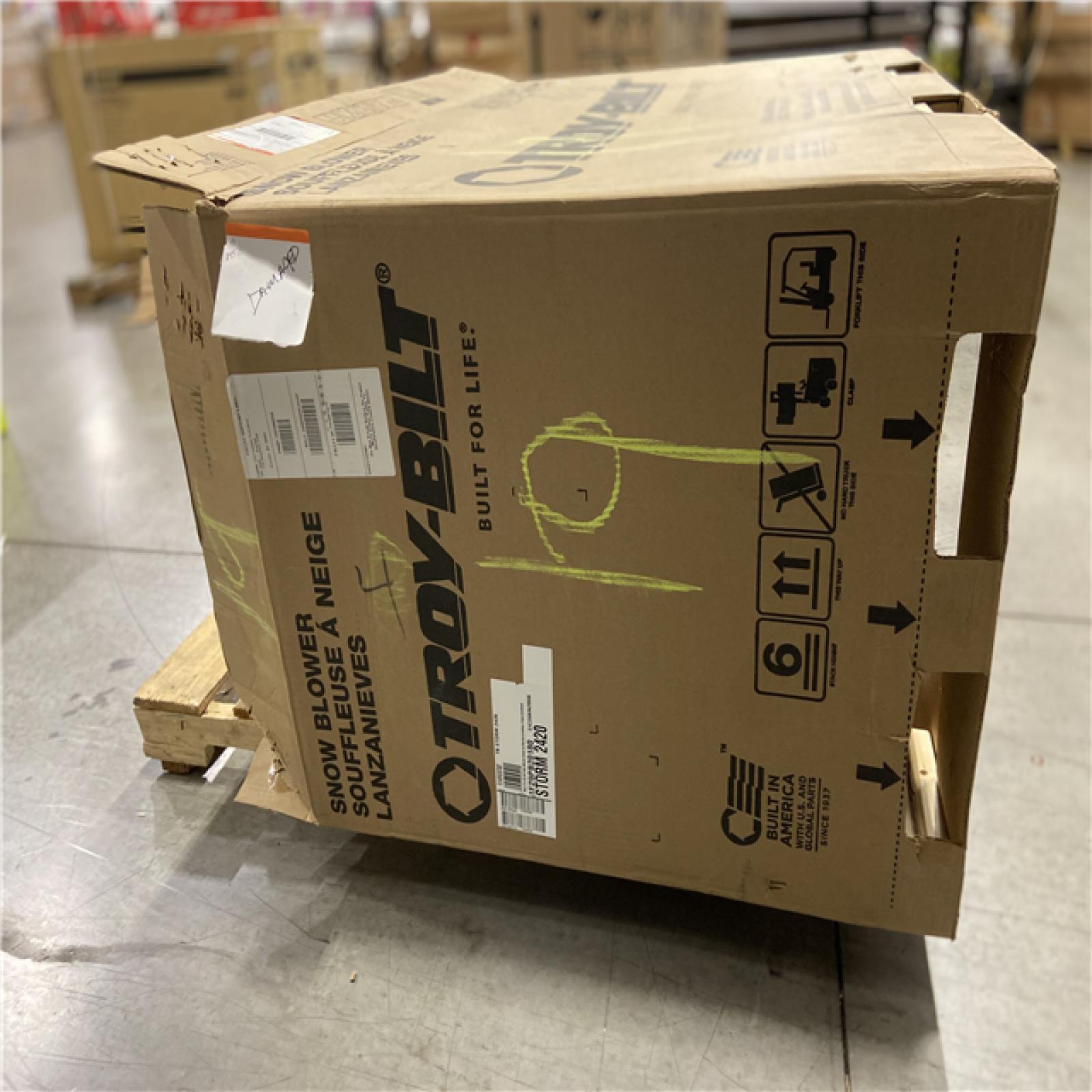 DALLAS LOCATION - Troy-Bilt Storm 24 in. 208 cc 2-Stage Gas Snow Blower with Electric Start Self Propelled