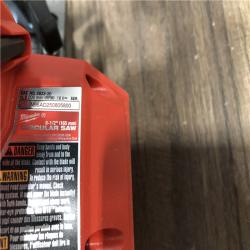 AS-IS Milwaukee FUEL 18V Lithium-Ion Brushless Cordless 6-1/2 in. Circular Saw (Tool-Only)