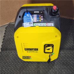 HOUSTON LOCATION - AS-IS CHAMPION 2500/1850-Watt Recoil Start Gasoline/Propane Powered Dual Fuel Inverter Generator with Quiet Technology and CO Shield