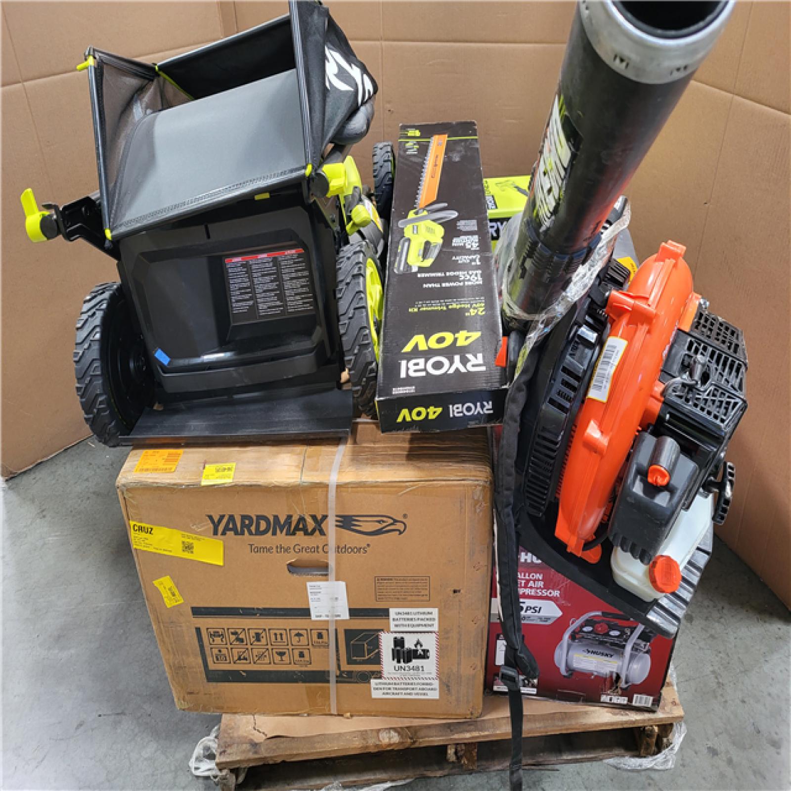 CALIFORNIA AS-IS OUTDOOR POWER EQUIPMENT