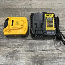 AS-IS DEWALT 20V MAX XR POWERSTACK Lithium-Ion Battery Starter Kit with 5.0Ah Battery and Charger