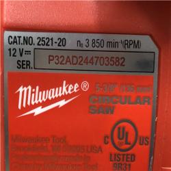 AS-IS MILWAUKEE M12 5-3/8 CIRCULAR SAW (Tool-Only)