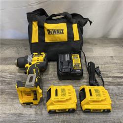 AS-IS DEWALT 20V MAX Lithium-Ion Cordless Brushless 1/2 in. Drill Driver Kit