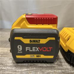 AS-IS DEWALT 20V/60V MAX FLEXVOLT Lithium-Ion 9.0Ah Battery and Charger Starter Kit