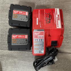 California As-IS 4-Piece Milwaukee Tool Combo Kit  Includes (2) Batteries  Charger and Bag; Appears in Excellent Condition