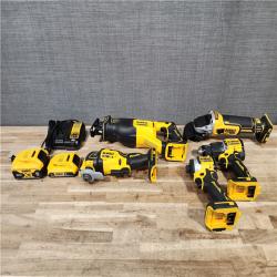 HOUSTON LOCATION - AS-IS DEWALT  5 TOOL COMBO KIT W/ (2) BATTERY & CHARGER