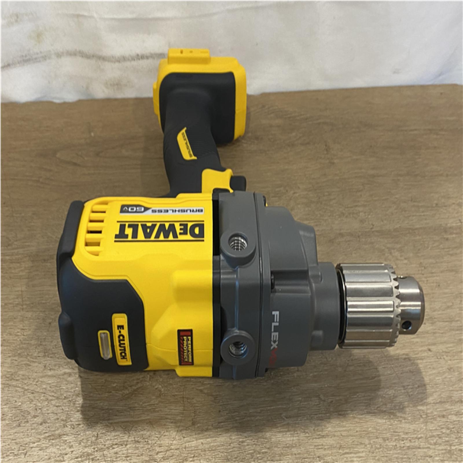 AS-IS DEWALT FLEXVOLT 60-Volt MAX Cordless Brushless 1/2 in. Mixer/Drill with E-Clutch (Tool-Only)