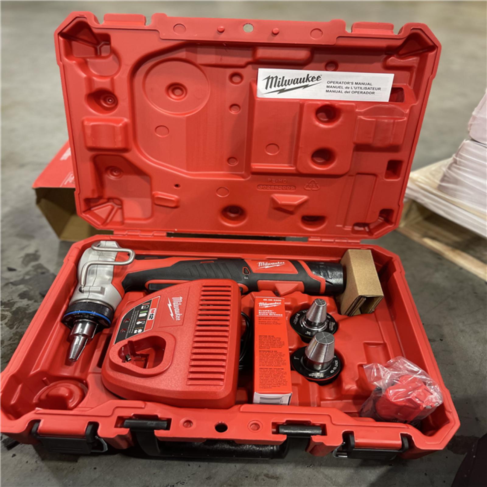 DALLAS LOCATION- MILWAUKEE M12 12-Volt Lithium-Ion Cordless ProPEX Expansion Tool Kit