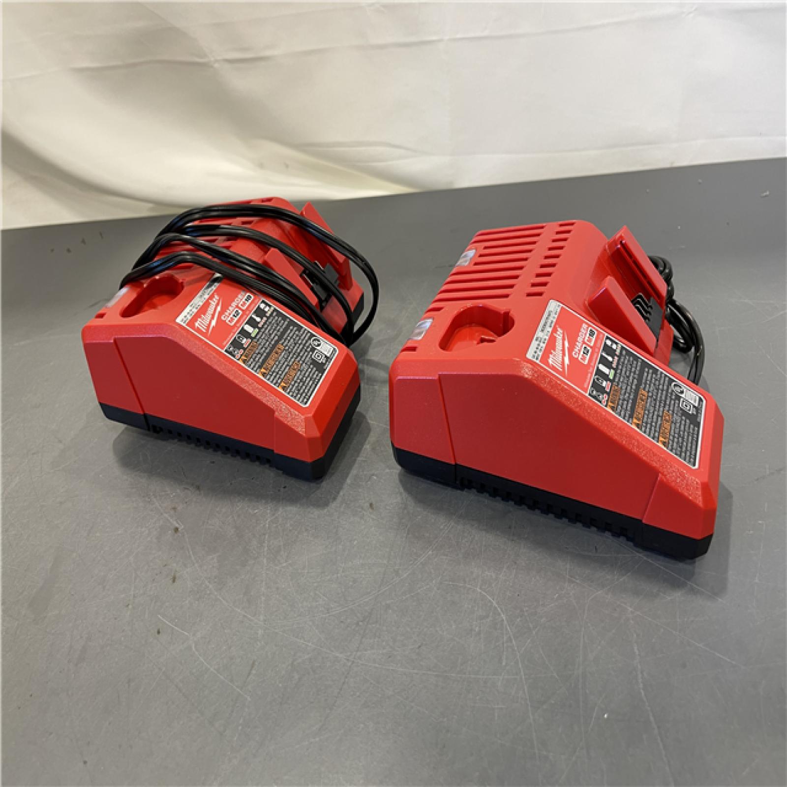 AS-IS - Milwaukee M12 or M18 18V and 12V Multi Voltage Lithium Ion Battery Charger w/ Onboard Fuel Gauge