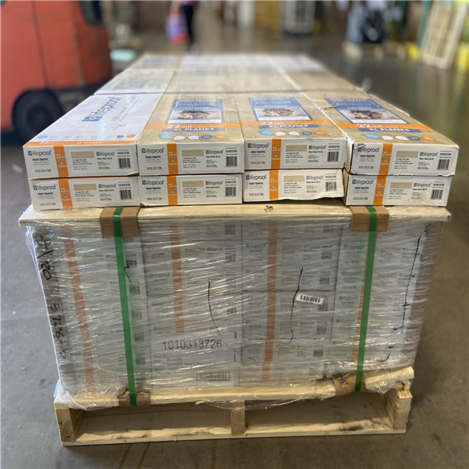 DALLAS LOCATION -Lifeproof Bailey's Beach Oak 22 MIL x 8.7 in. W x 59 in. L Click Lock Waterproof Luxury Vinyl Plank Flooring (25 sqft/Case) - 36 UNITS