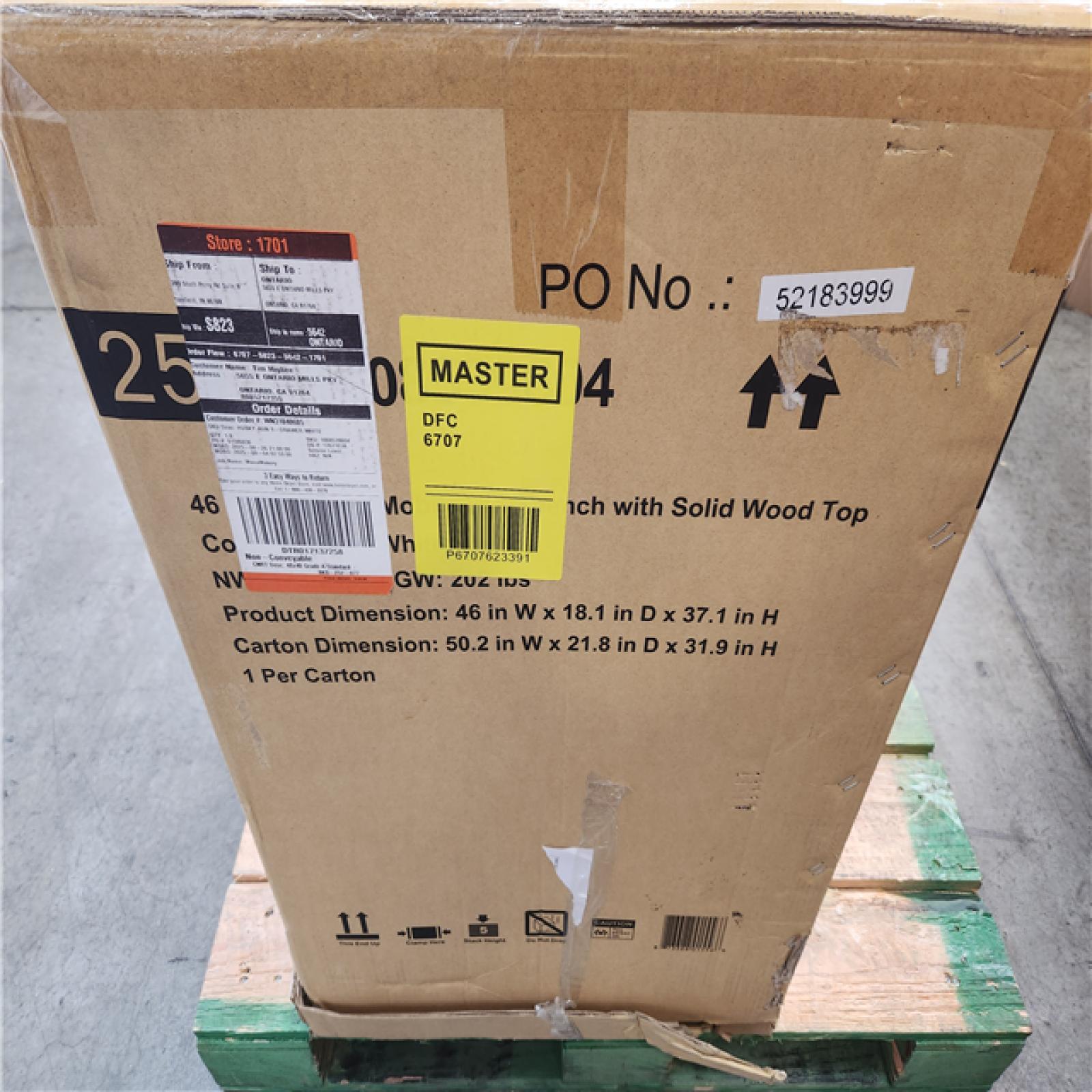 Phoenix NEW Husky Tool Storage 46 in. W x 18 in. D 9-Drawer Gloss White Mobile Workbench Cabinet (SEALED)