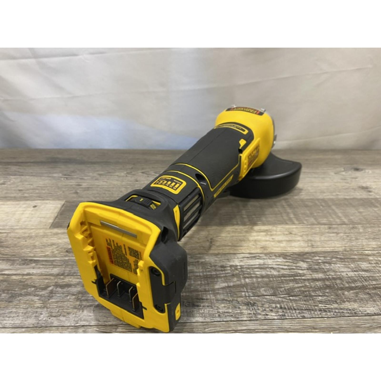 AS-IS DEWALT 20V XR Cordless 4-1/2. in. to 5 in. Variable Speed Angle Grinder (Tool Only)