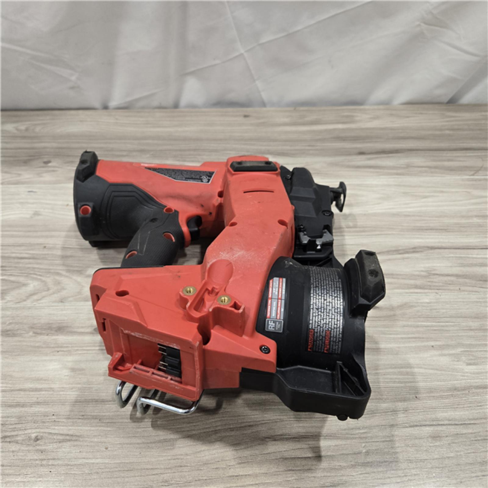 AS-IS Milwaukee M18 FUEL 18V Cordless Coil Roofing Nailer (Tool Only)