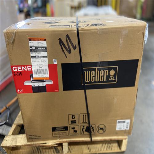 DALLAS LOCATION -Weber Genesis E-315 3-Burner Liquid Propane Gas Grill in Black