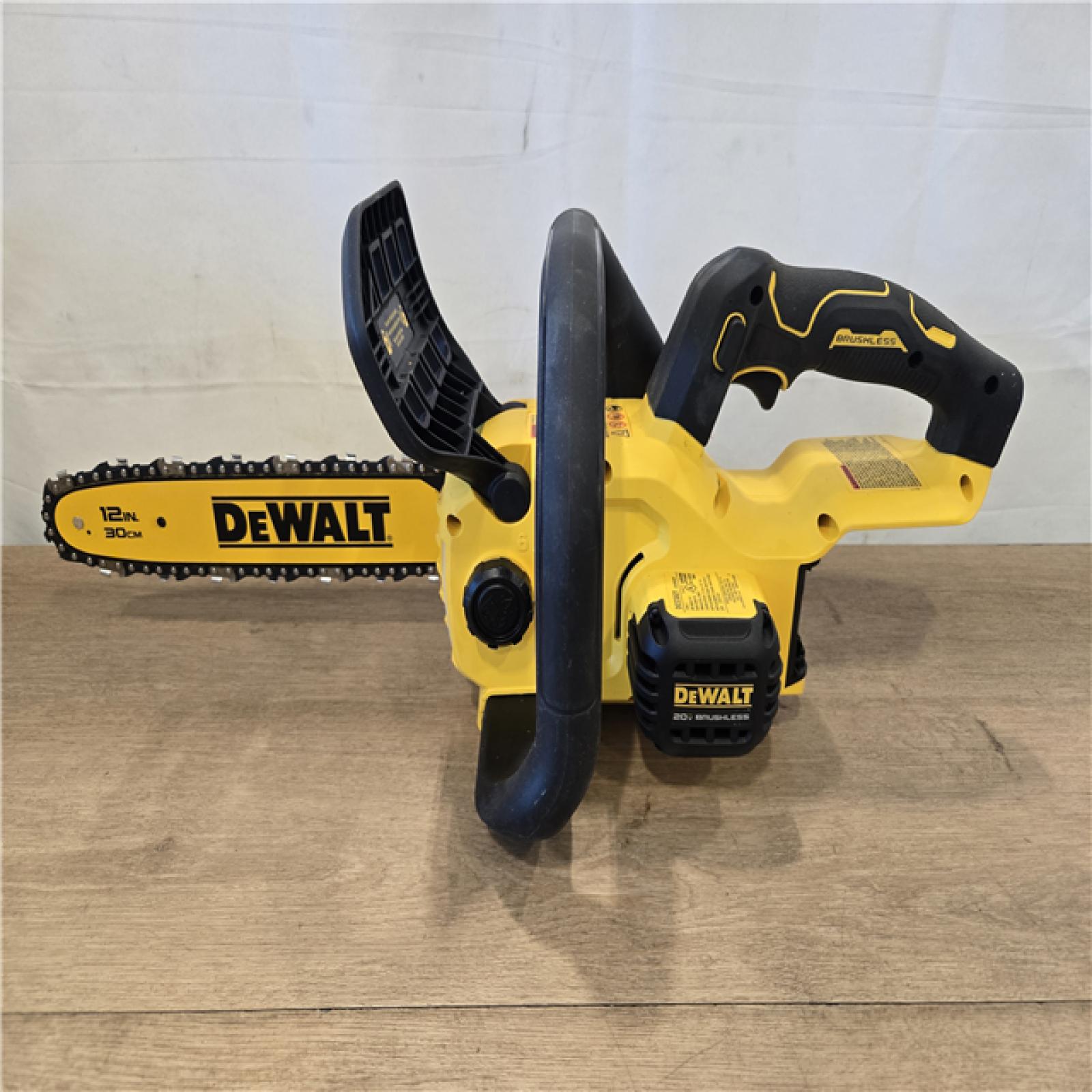 AS-IS DEWALT 20V MAX 12 in. Cordless Chainsaw (Tool Only)