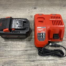 LIKE NEW - Milwaukee 18-Volt Lithium-Ion REDLITHIUM FORGE Starter Kit with 12.0Ah Battery and Charger