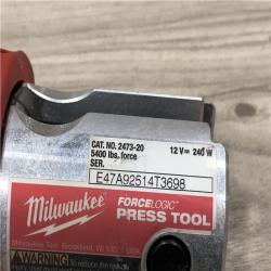 AS-IS MILWAUKEE 12-Volt Lithium-Ion Force Logic Cordless Press Tool Kit