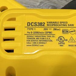 AS-IS DEWALT 20V MAX Cordless Brushless Reciprocating Saw (Tool Only)
