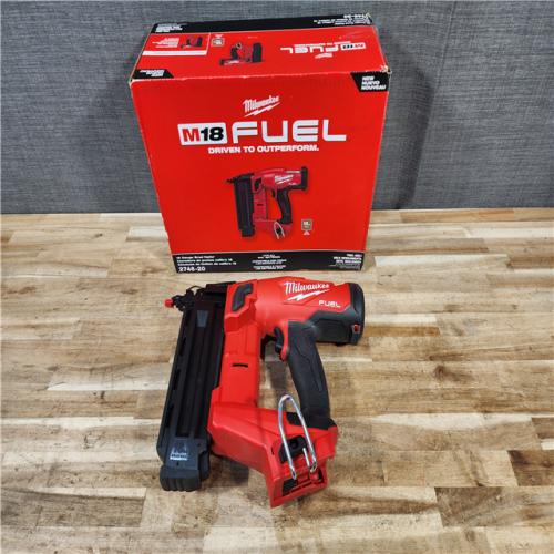 HOUSTON LOCATION - AS-IS Milwaukee FUEL 18-Volt Lithium-Ion Brushless Cordless Gen II 18-Gauge Brad Nailer (Tool-Only)