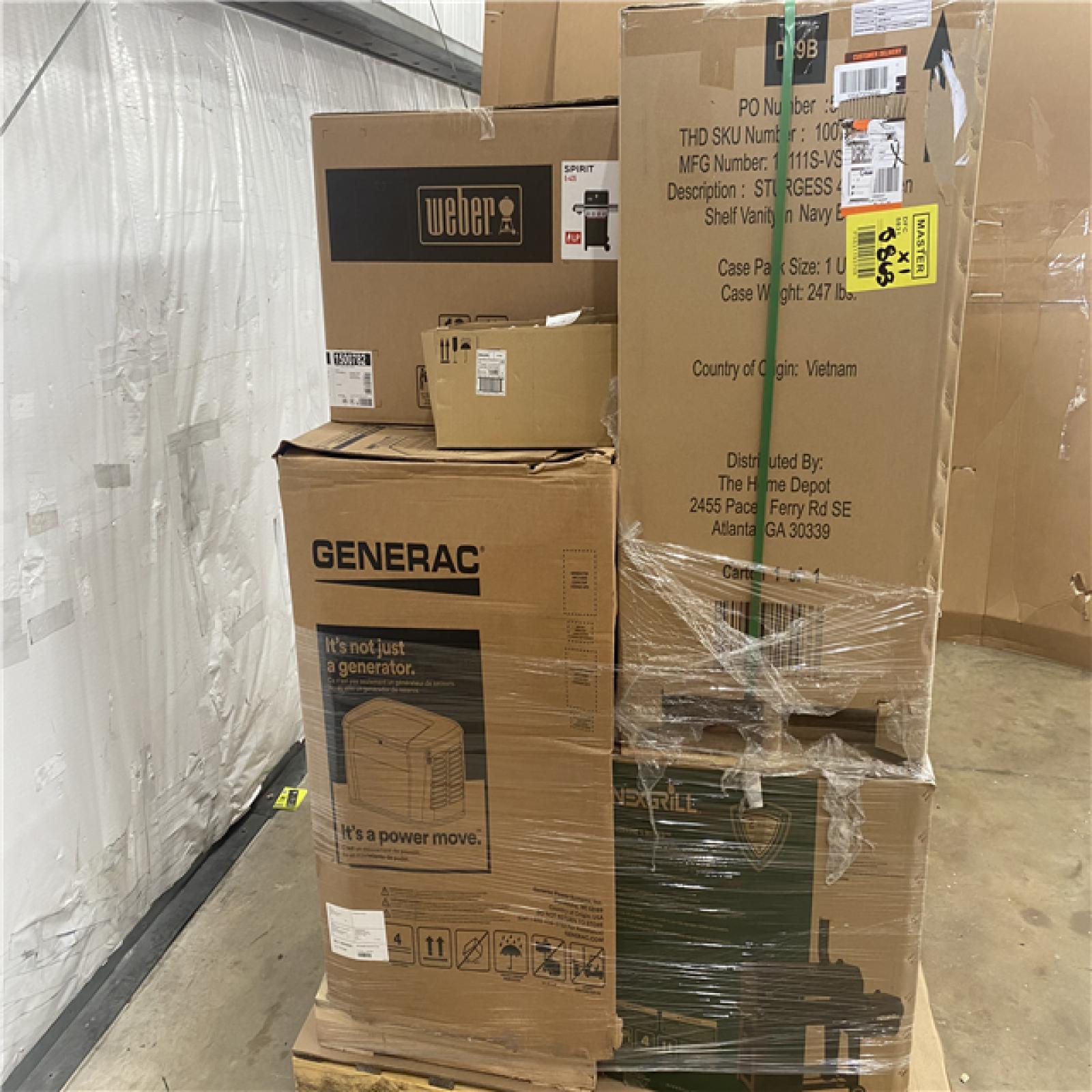 Houston Location - AS-IS home improvement pallet