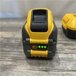 AS-IS DEWALT 20V/60V MAX FLEXVOLT Lithium-Ion 9.0Ah Battery and Charger Starter Kit