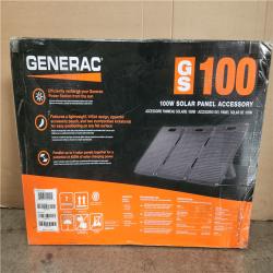 Phoenix NEW Generac 100-Watt Portable Solar Panel with 20.1 Volt Output  IP67 Solar Charger for Power Station / Generator - GS100