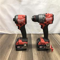 AS-IS Milwaukee FUEL 18V Lithium-Ion Brushless Cordless Hammer Drill and Impact Driver Combo Kit